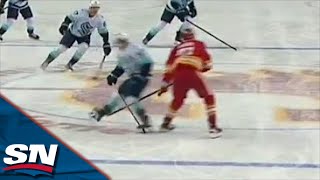 Yanni Gourde Converts ShortHanded Goal After Brutal Nazem Kadri Giveaway [upl. by Rramaj723]