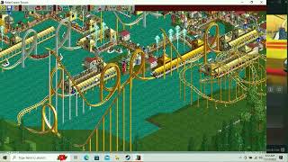 RollerCoaster Tycoon Deluxe Leafy Lake Part 11 with seasparkles corner Fun Mission 3 Classic Game [upl. by Eiboj]