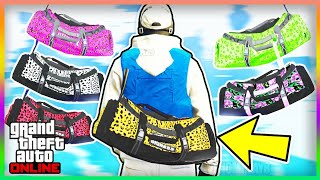 GTA 5 ONLINE DUFFEL BAG GLITCH TRANSFER ANY OUTFIT CLOTHING GLITCH 152 [upl. by Rieth]