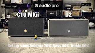 Audio Pro C10 MKii vs Audio Pro Drumfire D2 [upl. by Yniattirb]