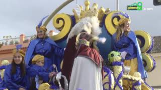 Cabalgata de Reyes Magos de Gines 2018 COMPLETO [upl. by Enerahs493]