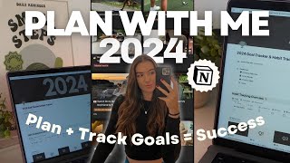 How To Plan Your Goals in 2024  ULTIMATE GOAL SETTING SYSTEM  Notion Template [upl. by Talley891]