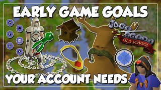 Early Game Goals Your OSRS Account NEEDS  OSRS Account Progression Guide [upl. by Neslund]