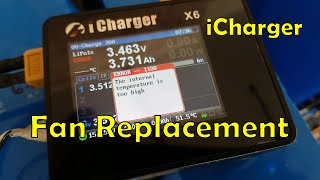 Junsi iCharger x6 Fan Replacement Overheating Fix [upl. by Ennazor306]