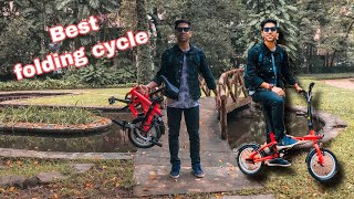 BTWIN Tilt 500 XS Review  Smallest and cutest😍😍 Folding cycle ever  Ronn MTB [upl. by Petua]