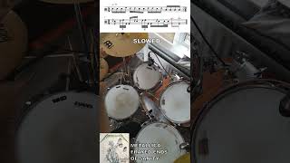 Metallica  Frayed Ends Of Sanity  Drum Fill with sheet music [upl. by Reinaldos]