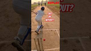 3RD Umpire Batsman LBW or Not🤔  Spin Bowling cricket shots shorts [upl. by Nodnar]