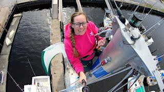 Climbing To The Top Of Our Sailboat Mast To Fix A Halyard Wrap  Sailboat Story 158 [upl. by Halludba631]