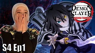 Let the training arc begin  Demon Slayer Kimetsu No Yaiba Season 4 Episode 1 Reaction [upl. by Eelyek552]