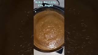 Biko Boiling The sugartrending food eating 2024 asmr sweets follow delicious [upl. by Vilma]