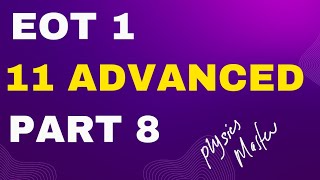 EOT1  Physics Hykel  Grade 11 Advanced Chapter 2  Motion in a straight line  Exam practice [upl. by Mycah]