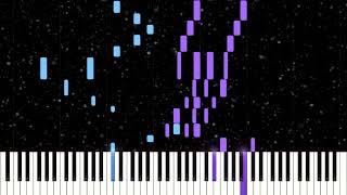 Piano Collections Final Fantasy VII  Ahead on Our Way MIDI Tutorial [upl. by Enialb]