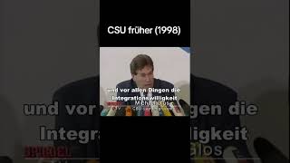 So rechtsextrem war die CSU 1998 😱😱😱 csu 1998 deutschland [upl. by Llenra]