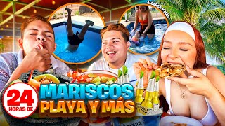 UN FIN DE SEMANA CON NOSOTROS MARISCOS PLAYA ALBERCA DIVERSIÓN Y MÁS  vlog 🏖️🌴🦐 [upl. by Seluj613]