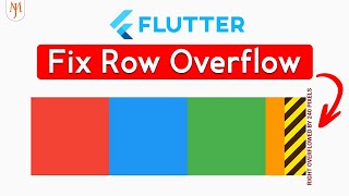 Flutter Tutorial  Fix Row Overflow 2022 Wrap  Scroll [upl. by Ayaet]