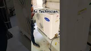 Ac installation work acinstallation ac airconditioner airconditioning viralvideo video song [upl. by Howey]