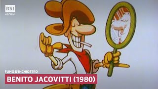 Benito Jacovitti 1980  Fumo dinchiostro   RSI ARCHIVI [upl. by Lovich]