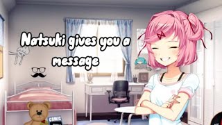 Short ddlc vid Natsuki gives you a message part 2 [upl. by Fasto]