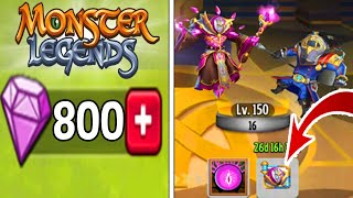 Monster Legends Xandrite Spellbound  100 Gems Free 😍 [upl. by Eveline]