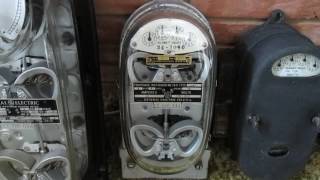 My Watt Hour Meter Collection 1893 to 1940s [upl. by Imas]