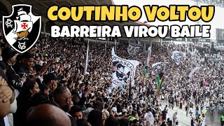 😱 APRESENTAÇÃO DE COUTINHO NO VASCO São Januário virou BAILE [upl. by Anyad]