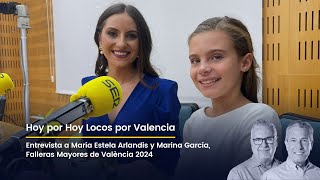 Entrevista a Marina García y María Estela Arlandis Falleras Mayores de València 2024 [upl. by Uchish]