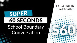 S60 930 School Boundary Conversation [upl. by Checani]