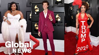 Grammy Awards 2020 Red carpet fashion highlights [upl. by Corsetti733]