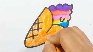 How to Draw a ice cream 🚴🏾‍♀️ Niki and Mom pretend play selling ice cream 1 [upl. by Nyllewell]