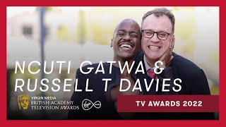 Ncuti Gatwa and Russell T Davies talk everything Doctor Who  Virgin Media BAFTA TV Awards 2022 [upl. by Freida644]