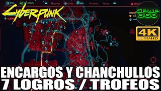 Cyberpunk 2077  Guía de encargos y chanchullos del escáner del NCPD 7 Logros  Trofeos [upl. by Zsuedat]