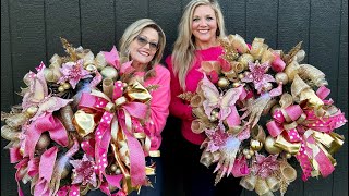 Let’s make a glam Christmas wreath with supplies from Walmart [upl. by Dirk]