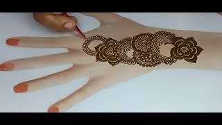 Latest mehndi designs 2024  mehandi ka design  mehndi design  mehandi design for chhat puja [upl. by Omrelliug]