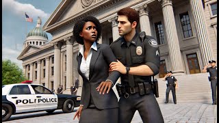 A Black Judge Confronted By A White Officer At The Courthouse [upl. by Marmion571]