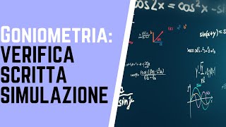 Compito in classe di Trigonometria Espressioni Grafici identità [upl. by Camila209]