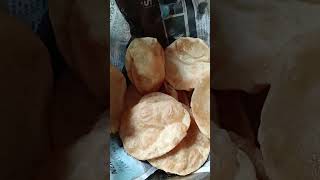 Monday special breakfast Alu Matar curryPuri food short [upl. by Ordnas349]