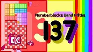 Numberblocks Band Fifths 137 FINNALY ITS BACK [upl. by Kean916]