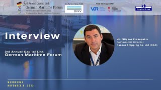 2023 3rd Annual Capital Link German Maritime Forum  Interview with Mr Filippos Prokopakis [upl. by Norreg48]