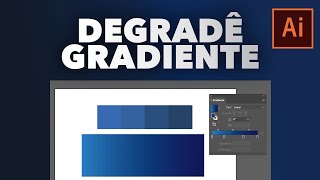 GRADIENTEDEGRADÊ de forma PRÁTICA e RÁPIDA no ILLUSTRATOR 2021 [upl. by Surat]