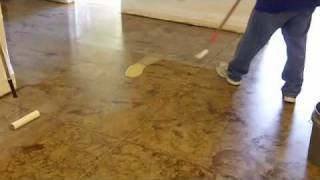 Do it yourself concrete staining How to stain concrete floors [upl. by Yra776]