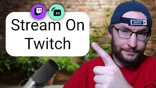 Beginners Guide Streaming on Twitch Using Streamlabs [upl. by Alwitt]