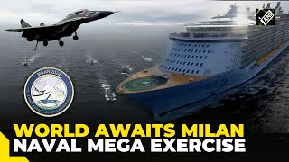 MILAN 2024 Naval exercise set to witness over 50 nations displaying their might in Visakhapatnam [upl. by Airrotal]