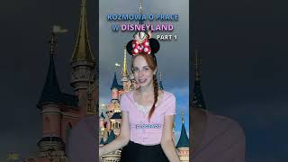 ROZMOWA O PRACE W DISNEYLAND PART 1 shorts comedy funny [upl. by Aerdnaed]