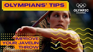 How to Increase the Power of Your Javelin Throw ft Kara Winger  Olympians Tips [upl. by Botzow]