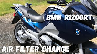 BMW R1200RT Air Filter Replacement [upl. by Krik]