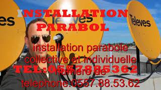 Installation parabole collective et individuelle [upl. by Yecaw34]