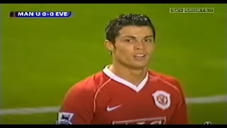 Cristiano Ronaldo vs Everton Home 29112006 [upl. by Dinse242]