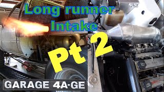 Inlet manifold length  Does it matter turbo pt2  4AGE Hilux [upl. by Dnalyram]