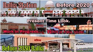 Ballia New Railway Station 🚉  2024 New Look 😍😱 ballia youtube viral trending vlog railway [upl. by Seow]