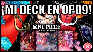 ¡ÉSTE SERÁ MI DECK PARA OP09 DECK PROFILE LUFFY MORADO OP09 ONE PIECE CARD GAME en Español [upl. by Arakal]